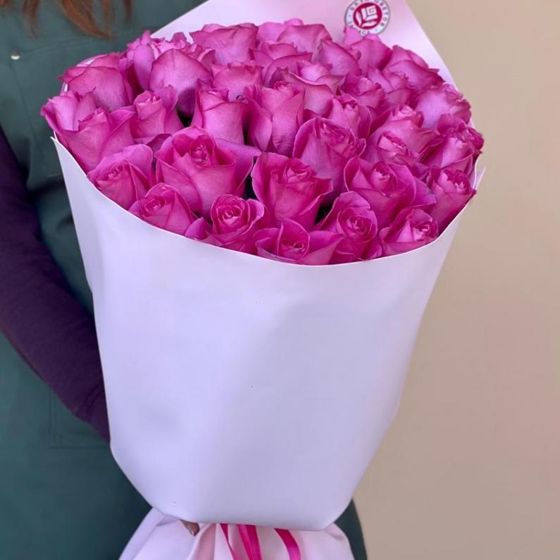 Букеты из розовых роз 70 см (Эквадор) (articul  33176krv)