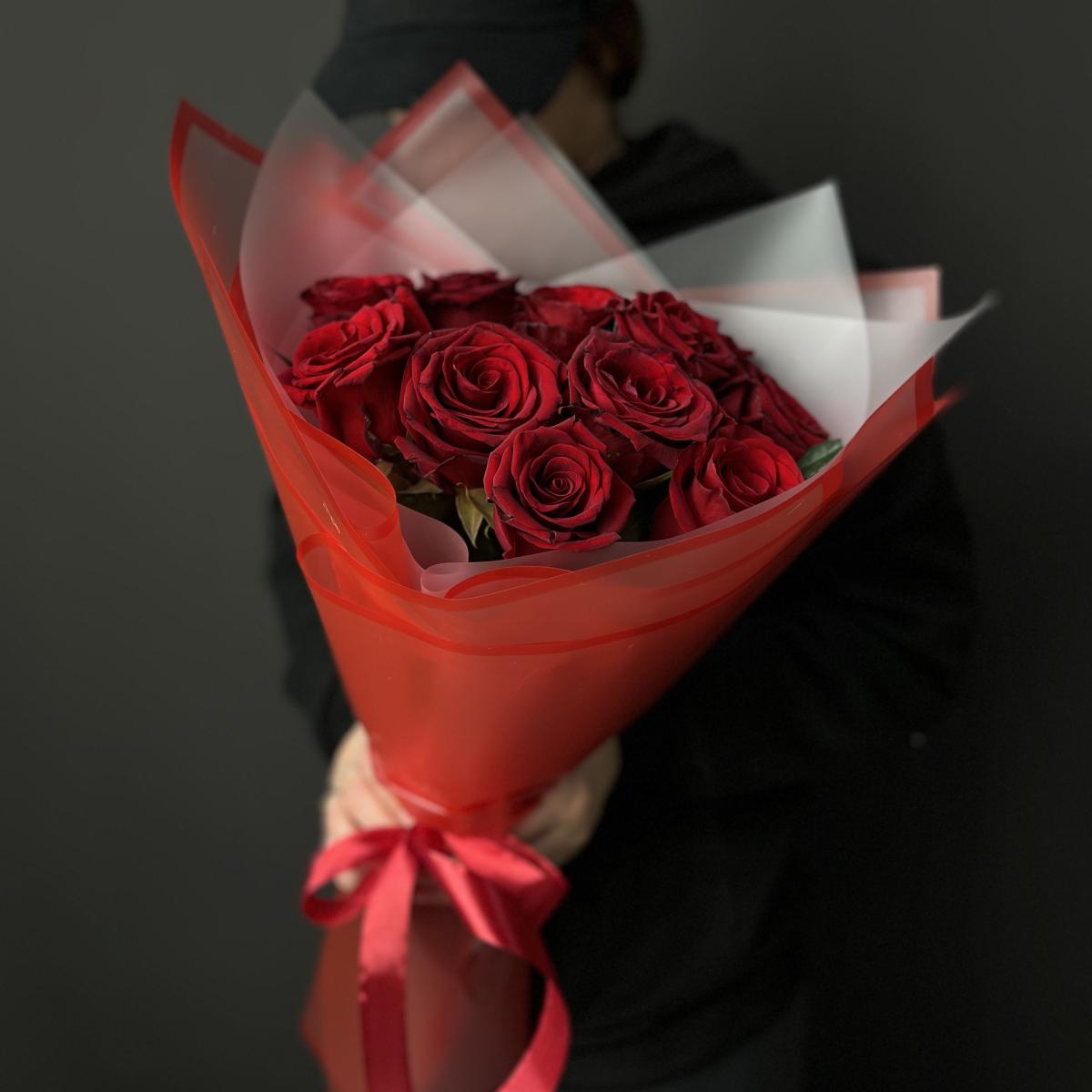 Роза красная 40 см (Эквадор)