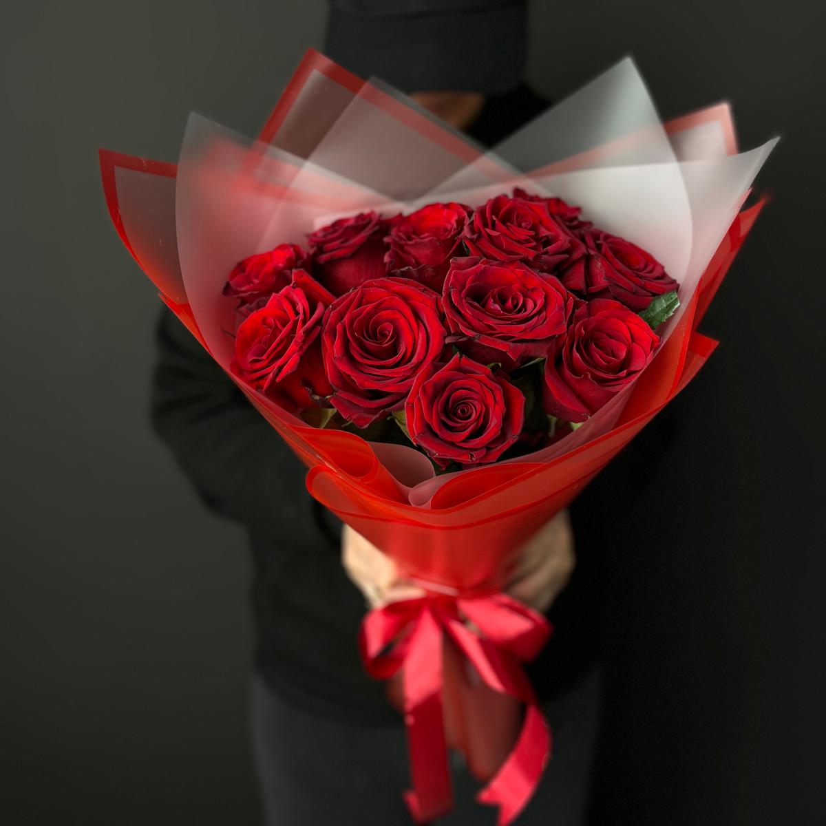 Роза красная 40 см (Эквадор)