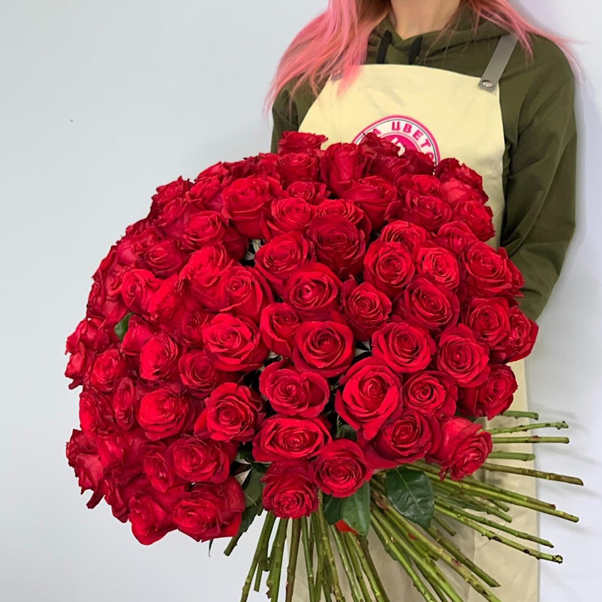 Роза красная 40 см (Эквадор)