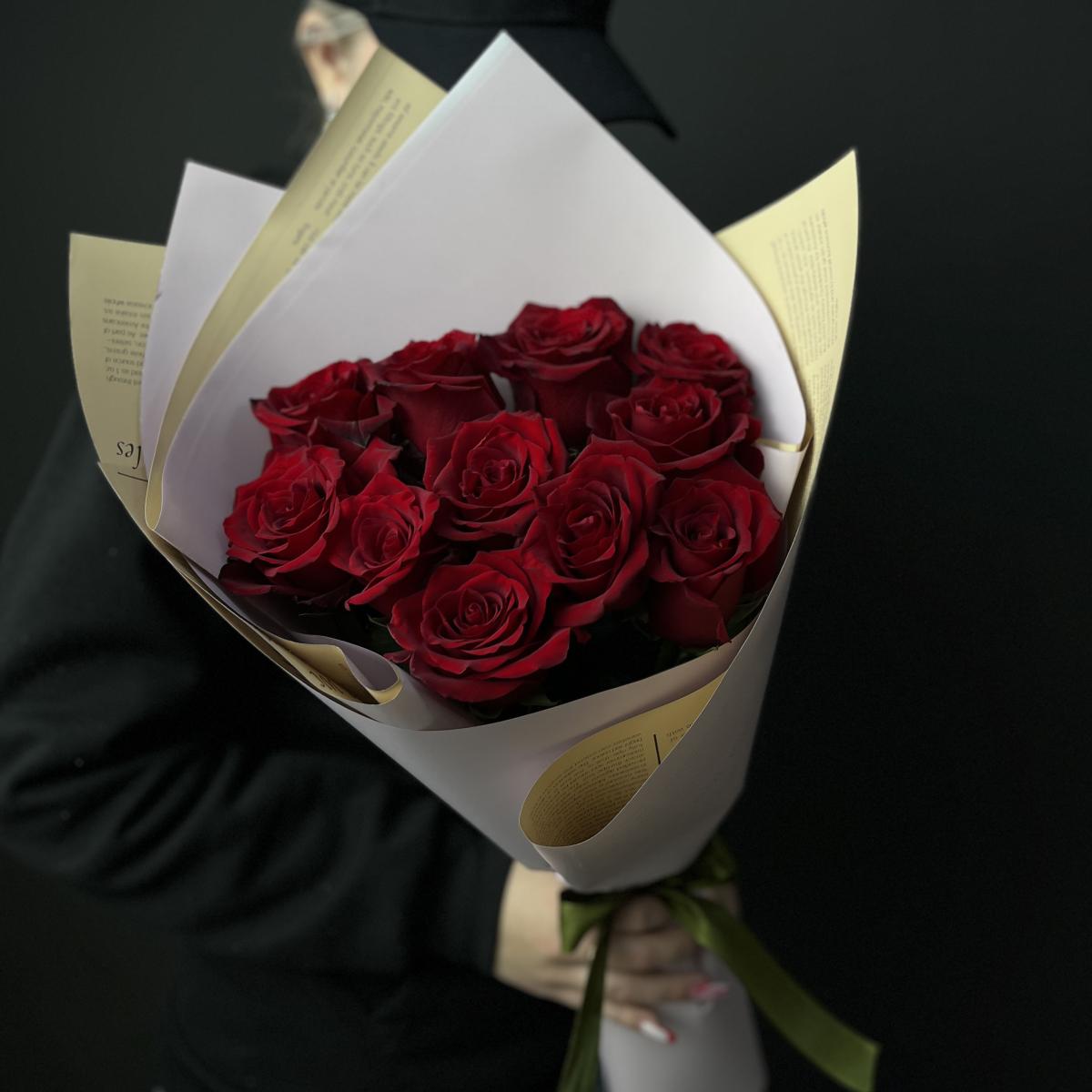 Розы Эквадор 40 см (Красный)